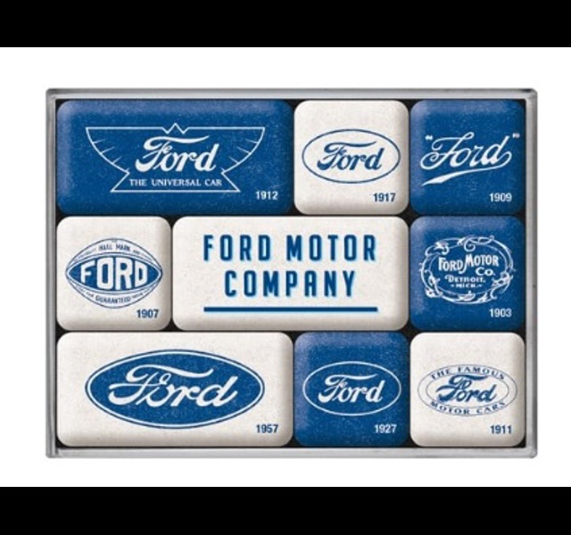 Magnet set. Ford evolution