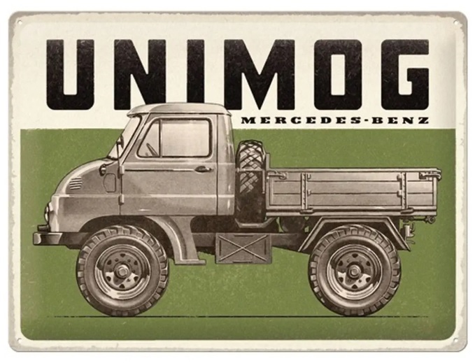 Unimog Metalen wandbord