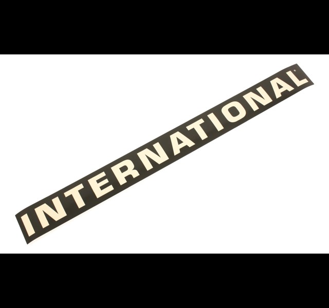 Cabine stikker International. Tim. cabine