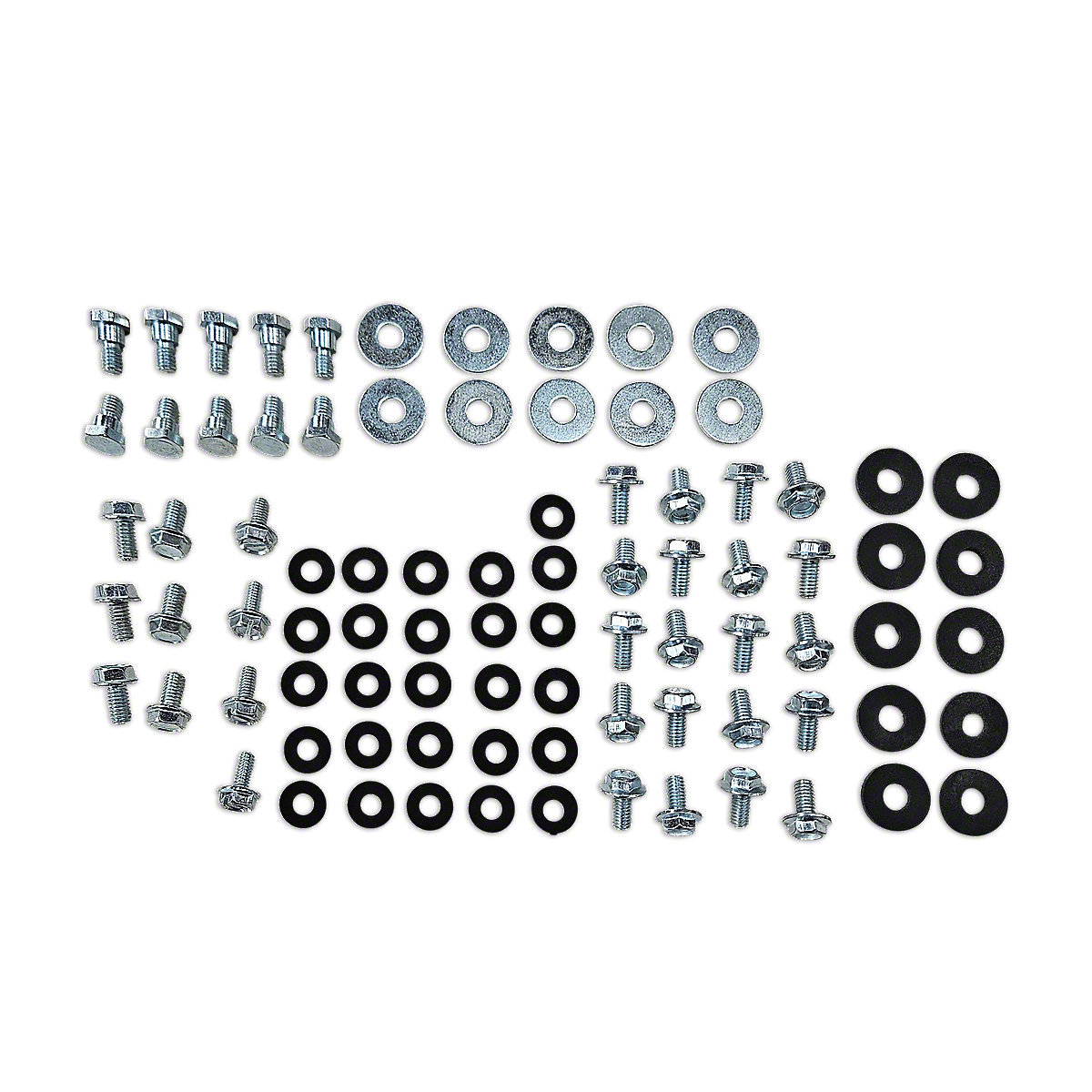 Complete motorkap panelen bouten set