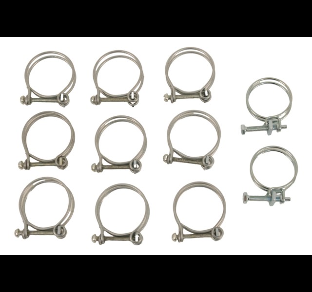 Koelwater slangklemmen set 