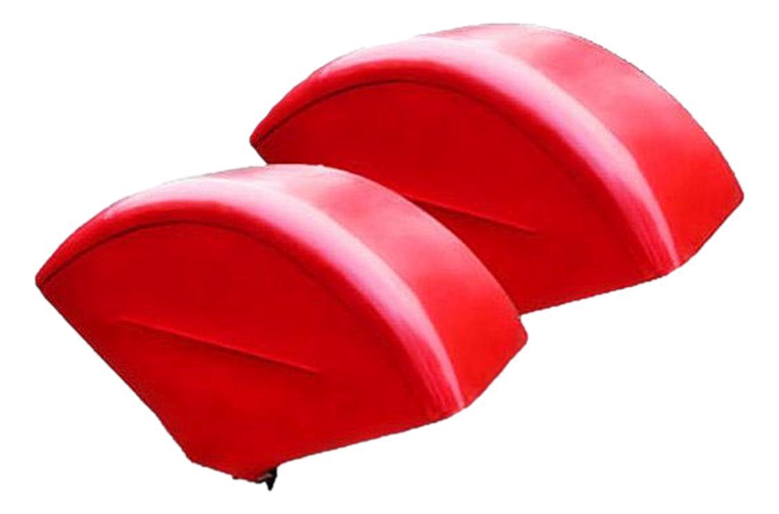 Fender set with halve round top section