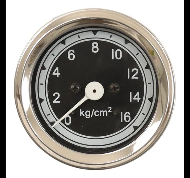Oliedrukmeter 0 - 16 Bar.  60 mm. 