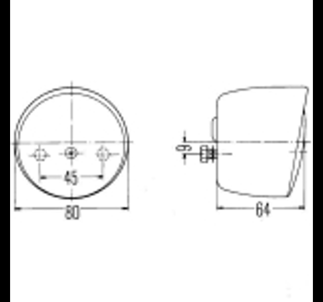 Hella Achterlicht met knipperlicht Histoparts