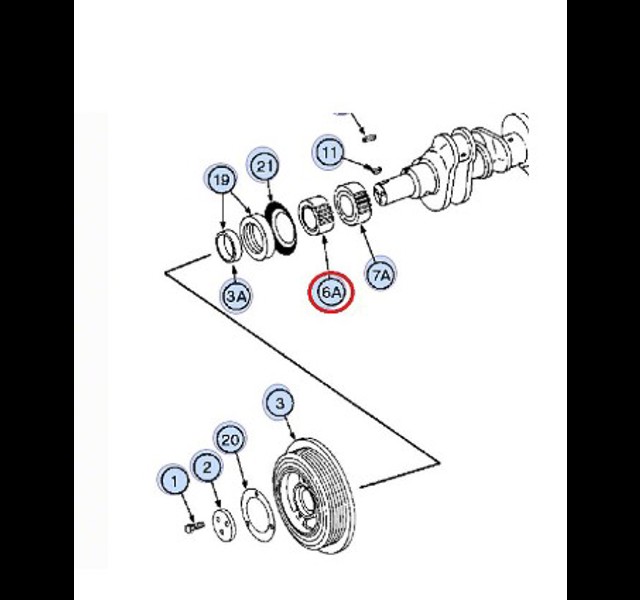 Oil Pump Drive Gear. International Histoparts