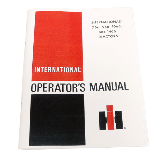 Bedienings Instructie Boek. International 66 serie