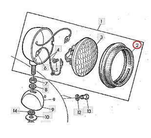 productphoto of Rubber Light Bezel for Hobbs style Light