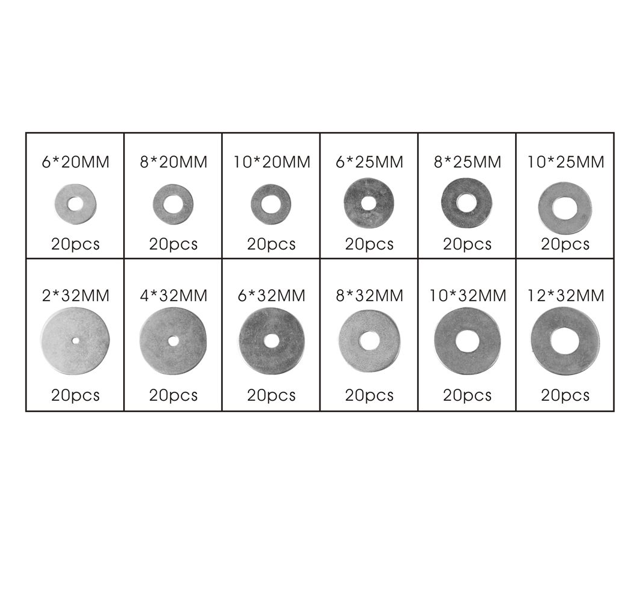 Carroserie Ringen Assortiment, 240 delig Histoparts