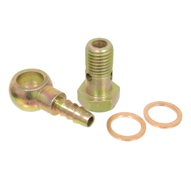 Banjo Bolt Kit. M12  x  6 mm Spigot