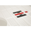 Badge for plastic Grille International in detail