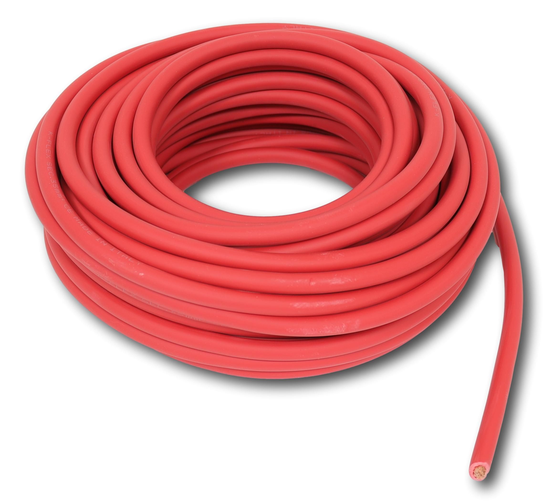 Accukabel 35qmm, Rood