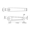 Cab Handle, Outer. John Deere and Ford in detail