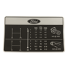 Decal Ford Gear Change  H-shift Pattern