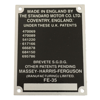 FE35 Commision Plate, 7 Patents