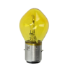 Gloeilamp 12V.  45/40W. Geel. Ba20d