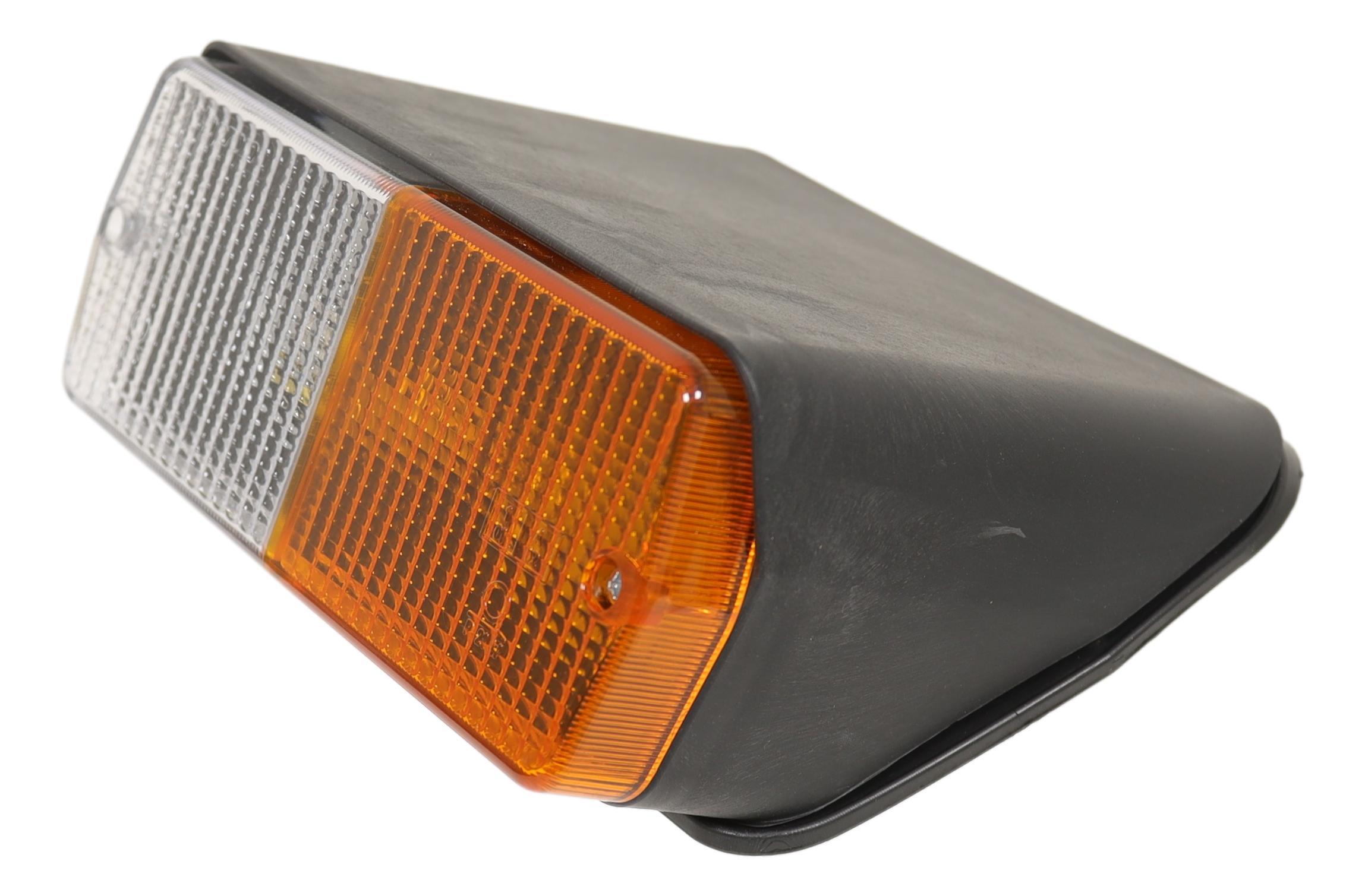 Front Signal Lamp, Yellow and White