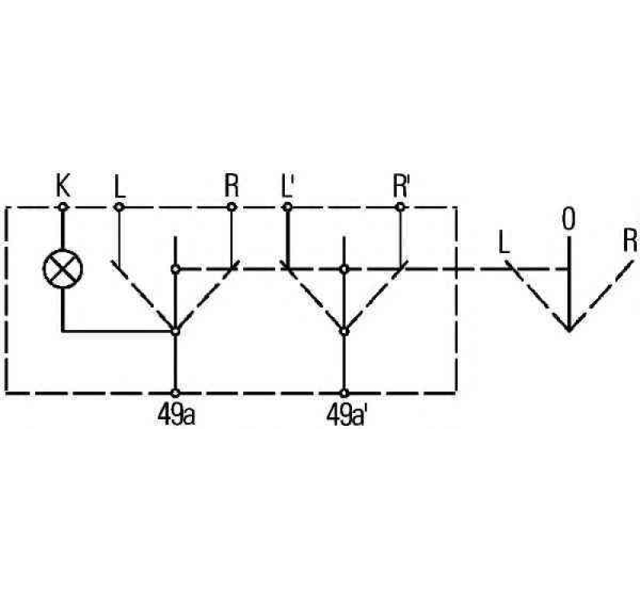 Hella model indicator switch in detail