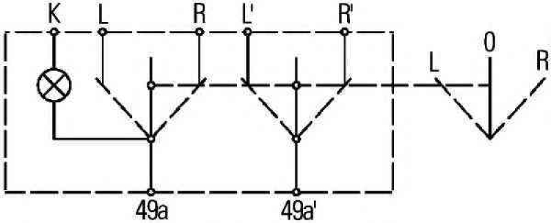 Hella model indicator switch in detail