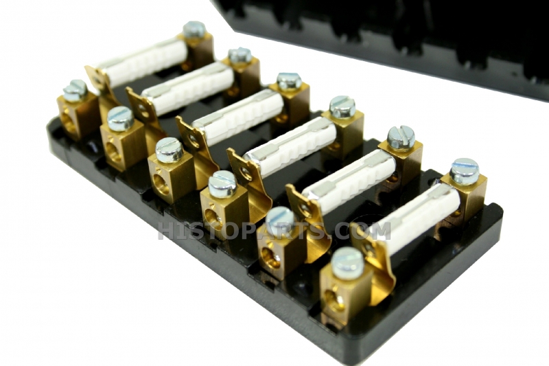 Fuse box, 6 fuses Histoparts