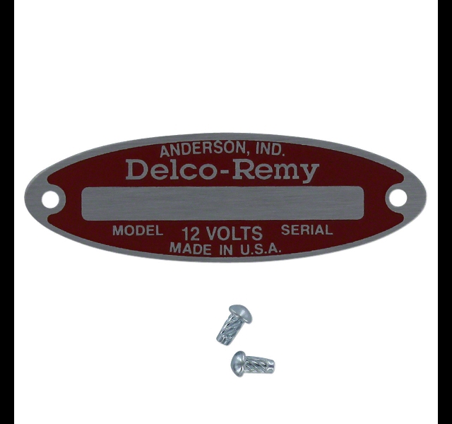 Serial plate Delco Remy starter or generator. 12V