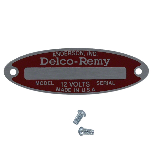 Serial plate Delco Remy starter or generator. 12V