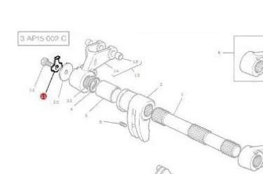 Hydraulic Cross Shaft Tab Washer Histoparts