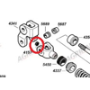 Top Link End Rubber Bung, Massey Ferguson Histoparts