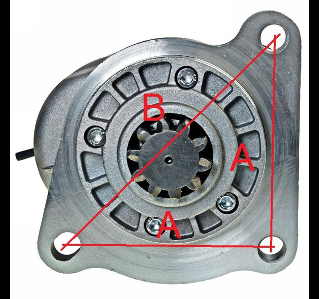 productphoto of Startermotor 12V. M45