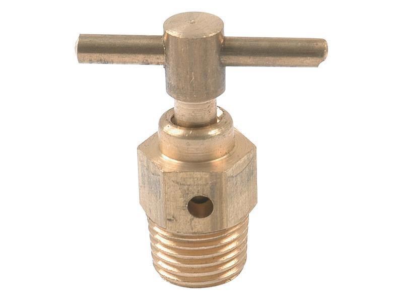 Aftapkraantje radiateur 1/4 BSP