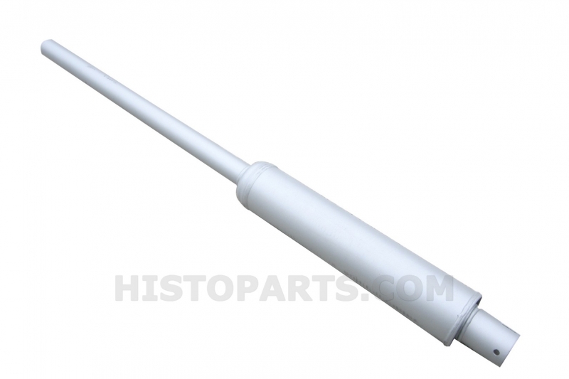 Silencer, vertical mouning, Silver