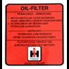 Oliefilter stikker D-serie