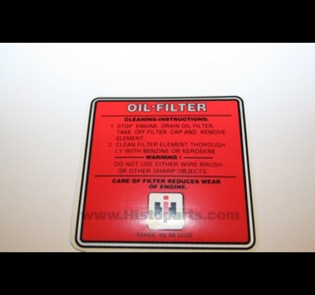 Oliefilter stikker D-serie Histoparts