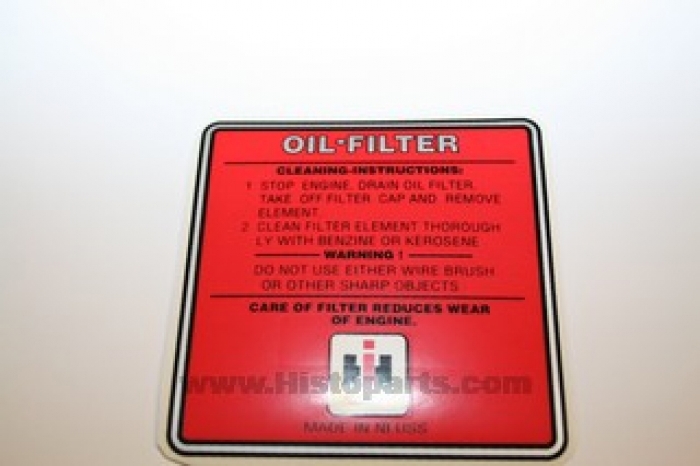 Oliefilter stikker D-serie Histoparts