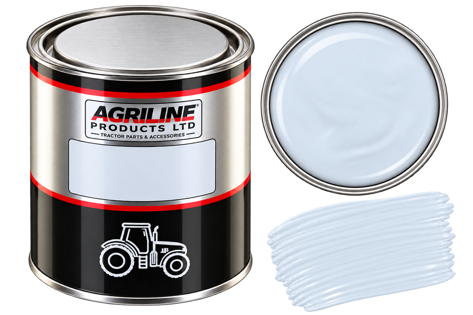 Massey Ferguson, metallic velgen grijs. 1Ltr