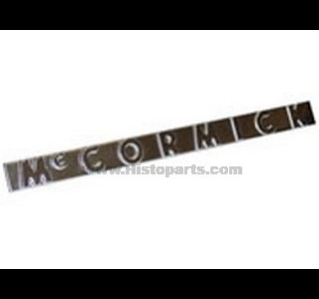 Side emblem "Mc-Cormick" Farmall 300, 350, 400 & 450.