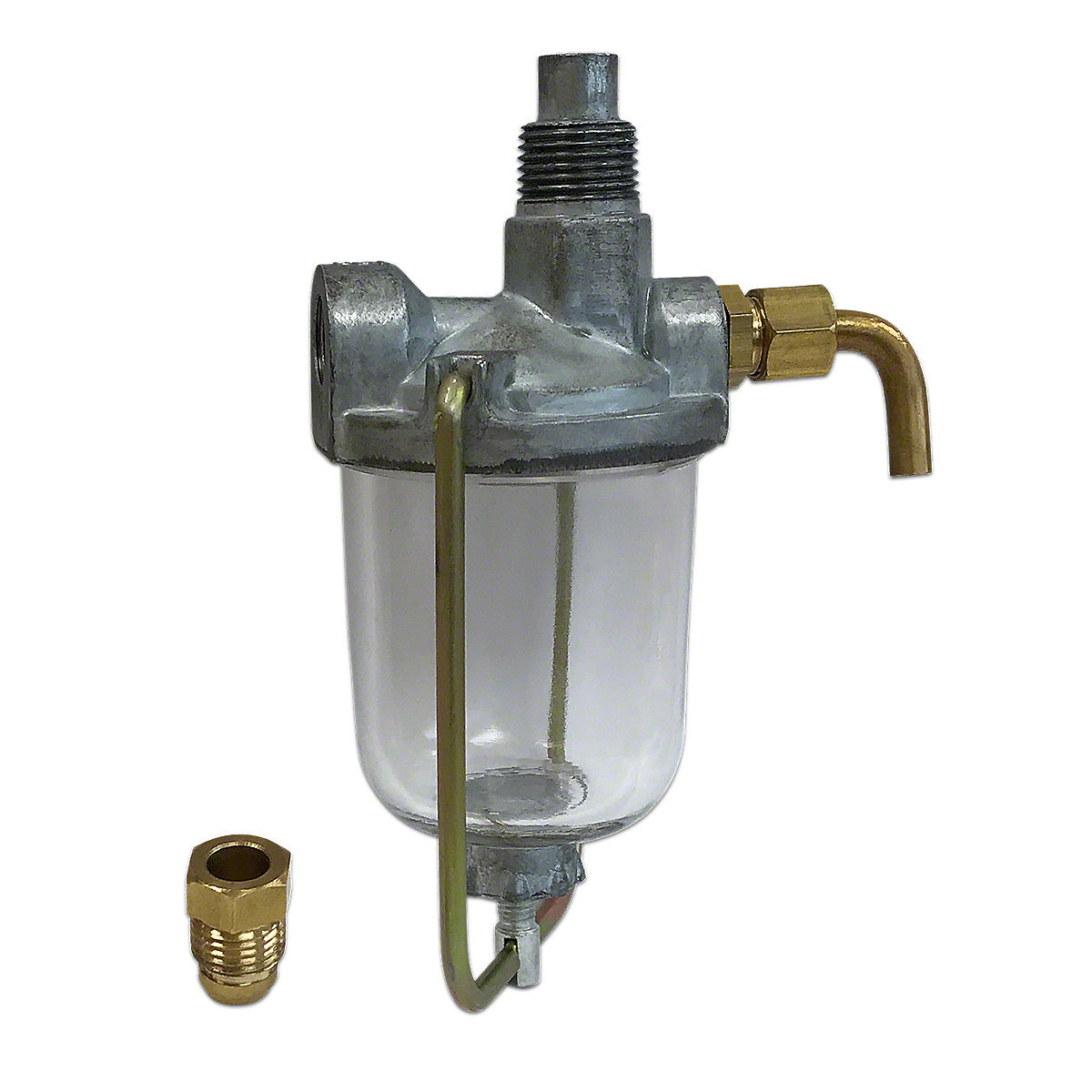 Bezinksel glas met kraan voor Farmall (1)