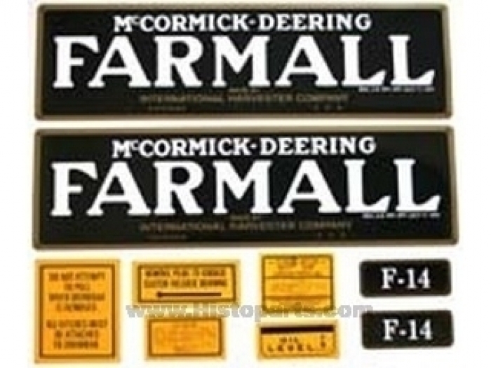 Decalset Farmall F14