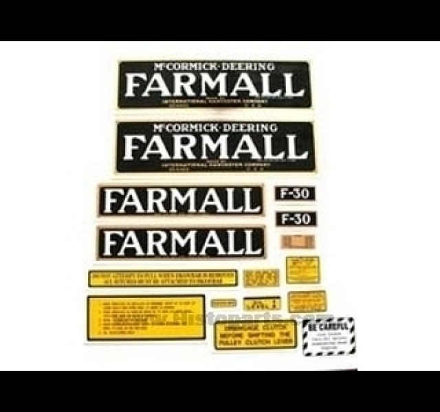 Decalset Farmall F30
