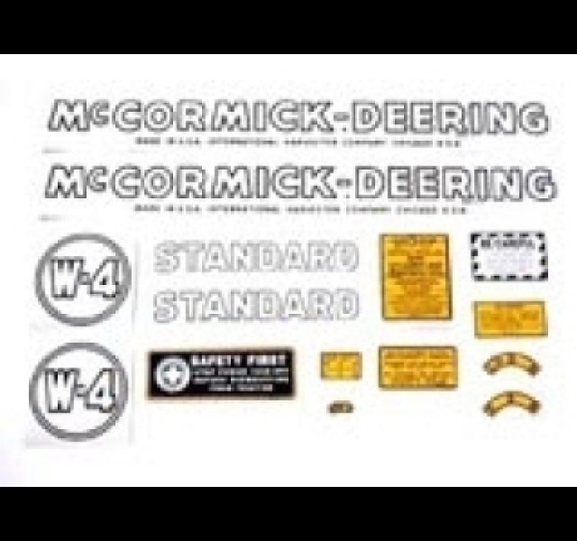 Decalset Mc.Cormick Deering W4