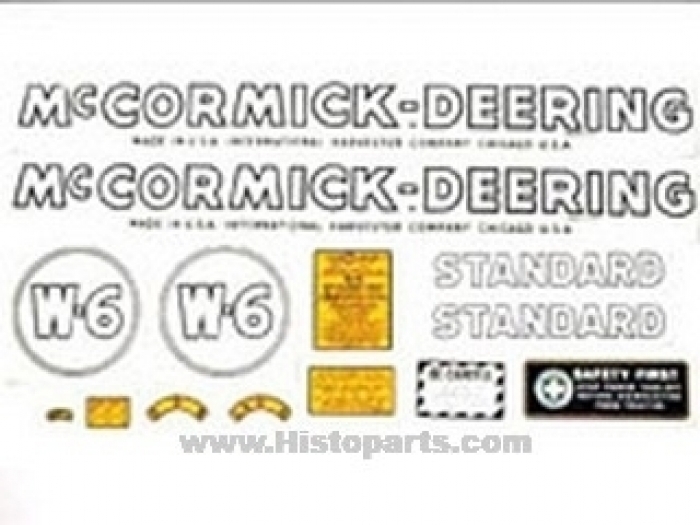 Decalset Mc.Cormick Deering W6