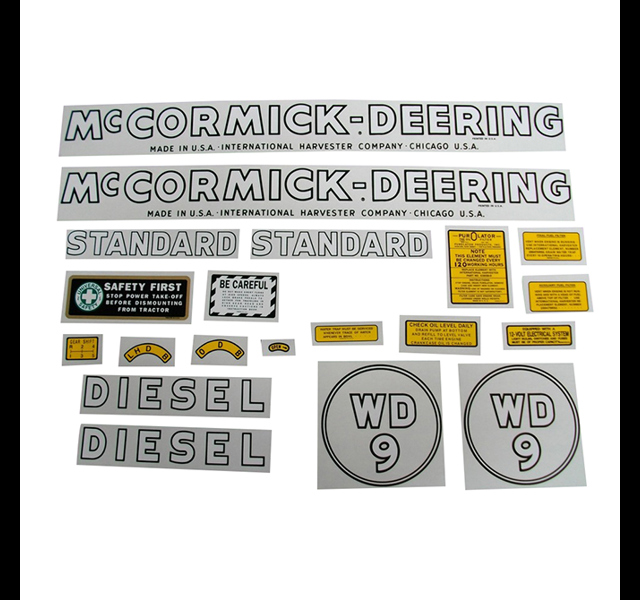 Decalset Mc.Cormick Deering WD9